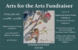 Arts for the Arts Fundraiser @ Sagebrook Senior Living at Bellevue, Washington | Bellevue | Washington | United States
