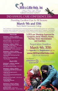 2nd Annual Care Conference 2016 @ North Seattle Comunity College