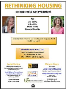 Rethinking Housing @ Trinity United Methodist Church | Portland | Oregon | United States