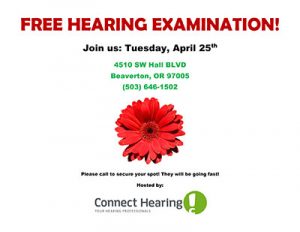 Free Hearing Evaluation! @ Connect Hearing | Beaverton | Oregon | United States