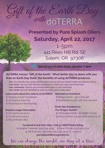 Gift of the Earth Day with doTERRA @ Jackman Education Barn | Salem | Oregon | United States