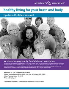 Healthy Living for Your Brain and Body: Tips From the Latest Research @ Albany Public Library | Albany | Oregon | United States