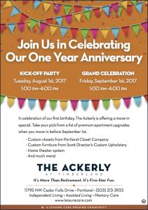 The Ackerly at Timberland's 1st Birthday Bash @ The Ackerly at Timberland | Portland | Oregon | United States