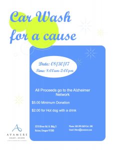Car Wash for a Cause @ Avamere Court at Keizer | Keizer | Oregon | United States