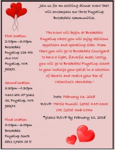 Brookdale Transitional Dinner @ Brookdale Puyallup | Puyallup | Washington | United States