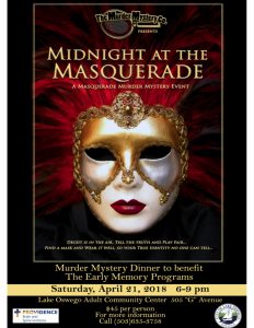 Midnight at the Masquerade Fundraising Event @ Lake Oswego Adult Community Center | Lake Oswego | Oregon | United States
