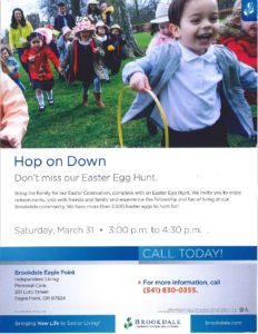 Easter Egg Hunt at Brookdale Eagle Point! @ Eagle Point Easter Egg Hunt | Eagle Point | Oregon | United States
