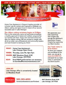 Ribbon Cutting Open House for Home Care Assistance @ Home Care Assistance | Lake Oswego | Oregon | United States