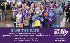 Walk to End Alzheimer's - Central Oregon @ U.S. Cellular Community Park | Medford | Oregon | United States