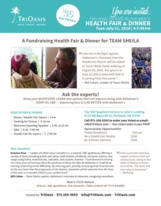 Health Fair and Dinner to Support Team Sheila and ENDALZ @ The Old Spaghetti Factory | Portland | Oregon | United States