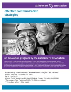 Effective Communication Strategies @ Good Samaritan Regional Medical Center | Corvallis | Oregon | United States
