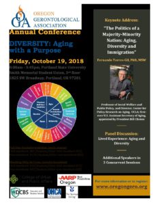 Oregon Gerontological Association Annual Conference @ PSU - Smith Memorial Student Union - 3rd Floor | Portland | Oregon | United States