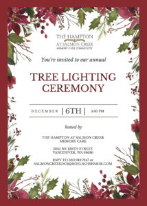 Holiday Tree Lighting Ceremony at The Hampton at Salmon Creek @ The Hampton at Salmon Creek Memory Care | Vancouver | Washington | United States