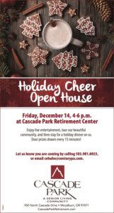 Holiday Cheer Open House @ Cascade Park Retirement Center