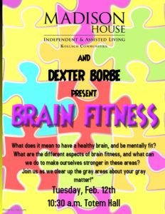 Brain Fitness @ Madison House