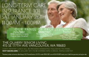 Long Term Care Insurance 101 @ The Quarry Senior Living