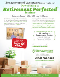 Downsizing to Retirement Perfected Seminar @ Firstenburg Community Center