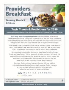Providers Breakfast @ Merrill Gardens Renton Centre