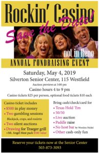 Rockin' Casino Annual Fundraising Event @ Silverton Senior Center