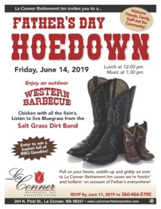 Father's Day Hoedown & Barbecue @ La Conner Retirement Inn