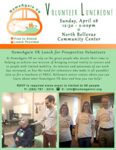 HomeAgain VR Luncheon @ North Bellevue Community Center