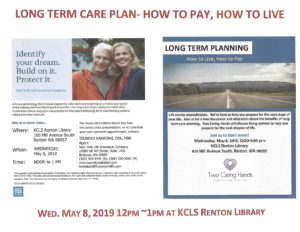 Long-Term Care Planning @ KCLS Renton Library