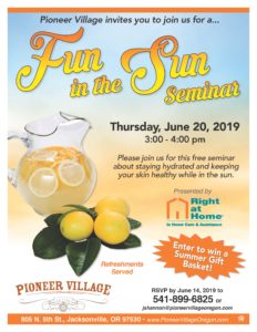 Fun in the Sun Seminar @ Pioneer Village
