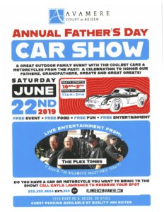 Annual Father's Day Car Show @ Avamere Court at Keizer