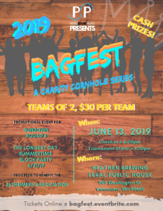 2019 Bagest - A Charity Cornhole Series @ Heathen Brewing Feral Public House