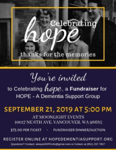 Celebrating HOPE, Thanks for the Memories @ Moonlight Events