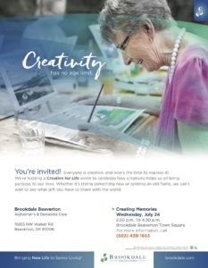 Creativity Has No Age Limit @ Brookdale Beaverton
