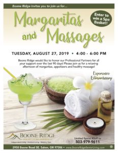 Margaritas and Massages @ Boone Ridge Senior Living Community