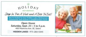 Open House @ Hidden Lakes Retirement Community