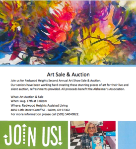 Art Sale & Auction @ Redwood Heights Art Sale & Auction