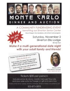 Monte Carlo Dinner & Auction @ Silverton Elks Lodge #2210
