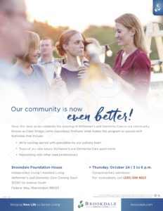 Grand Opening of Alzheimer's and Dementia Care Wing at Brookdale Foundation House @ Brookdale Foundation House