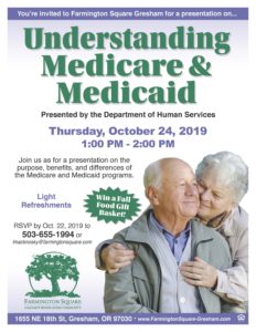 Understanding Medicare & Medicaid @ Farmington Square - Gresham