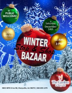 Holiday Stop and Shop Bazaar @ The Gardens at Marysville