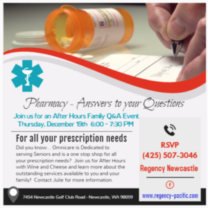 Omnicare Pharmacy Information Night @ Regency Newcastle