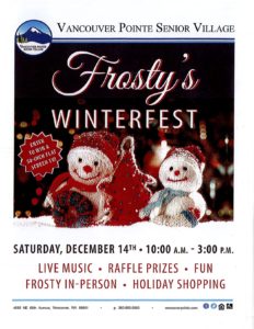 Frosty's Holiday Bazaar @ Vancouver Pointe Senior Village