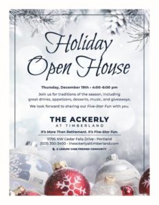Holiday Open House at The Ackerly at Timberland @ The Ackerly at Timberland