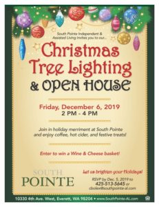 Christmas Tree Lighting & Open House @ South Pointe Independent and Assisted Living