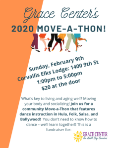 Grace Center's 2020 Move-A-Thon @ Corvallis Elks Lodge