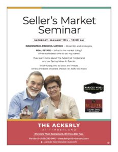 Seller's Market Seminar @ The Ackerly at Timberland