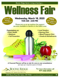 Boone Ridge Wellness Fair @ Boone Ridge Senior Living