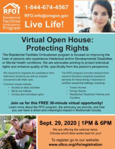 Virtual Open House: Protecting Rights @ Webinar