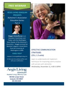 Effective Communication Strategies (CEU) @ Zoom