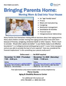Bringing Parents Home @ https://piercecountywa.zoom.us/j/95774941660