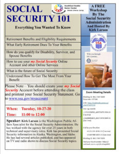 Social Security 101 @ ZOOM