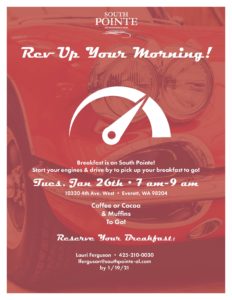 Rev Up Your Morning! @ South Pointe